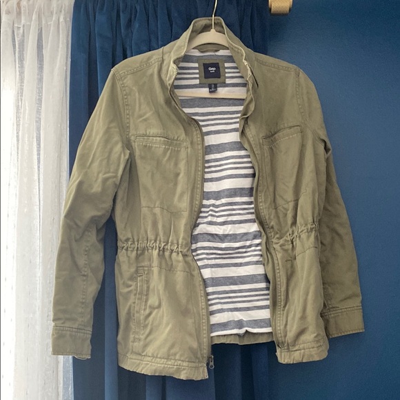 GAP Jackets & Blazers - GAP Khaki Green Jacket